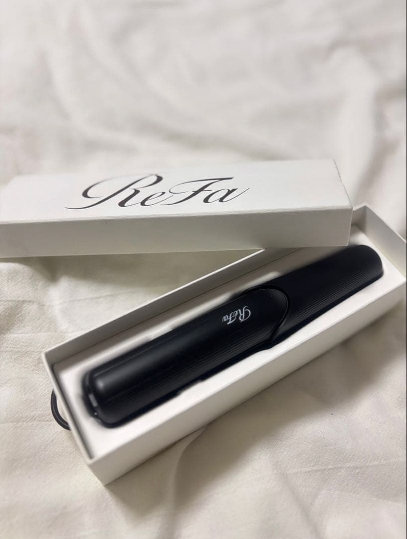 ReFa ブラック ストレートヘアアイロン