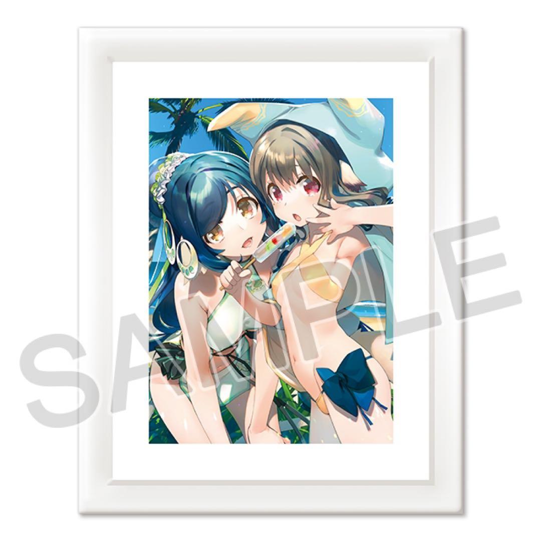 『うたわれるもの ロストフラグ』みつみ美里箔押しサイン入り描き下ろし　複製原画