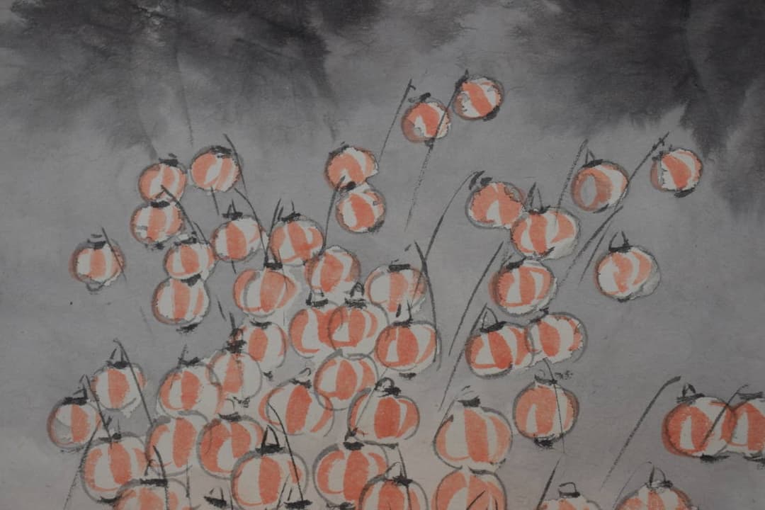 【真作】霞亭/南京落城画賛/掛軸☆宝船☆Y-423　JM