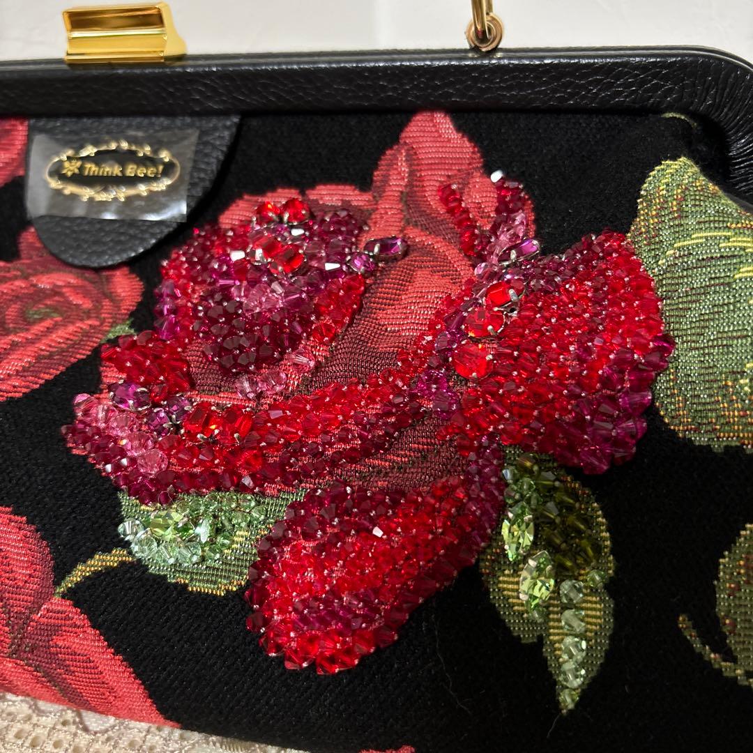 Think Bee! ローズ刺繍 バック❤️シンクビーローズ❤️シンクビー新品