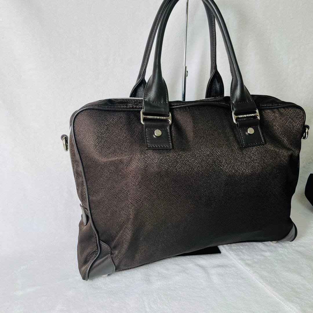 オロビアンコ 2way トートバッグ ショルダーバッグ 茶色 本革 タグ付き