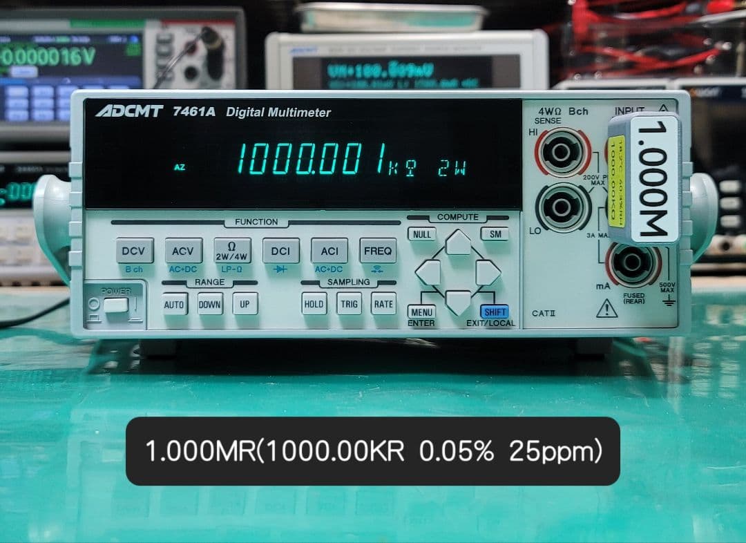 週末値引　ADCMT 7461A 6.5桁 DIGITAL MULTIMETER