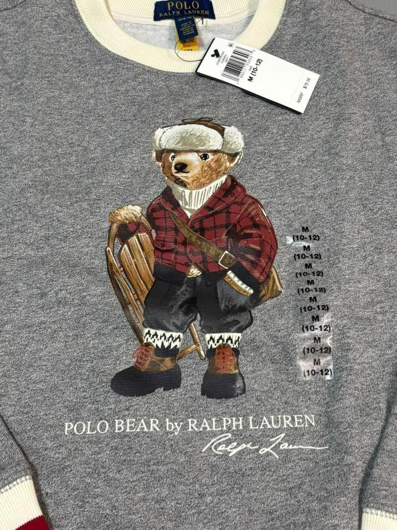 残り僅か2025最新作新品ラルフローレン　ポロベア　トレーナーボーイズM150