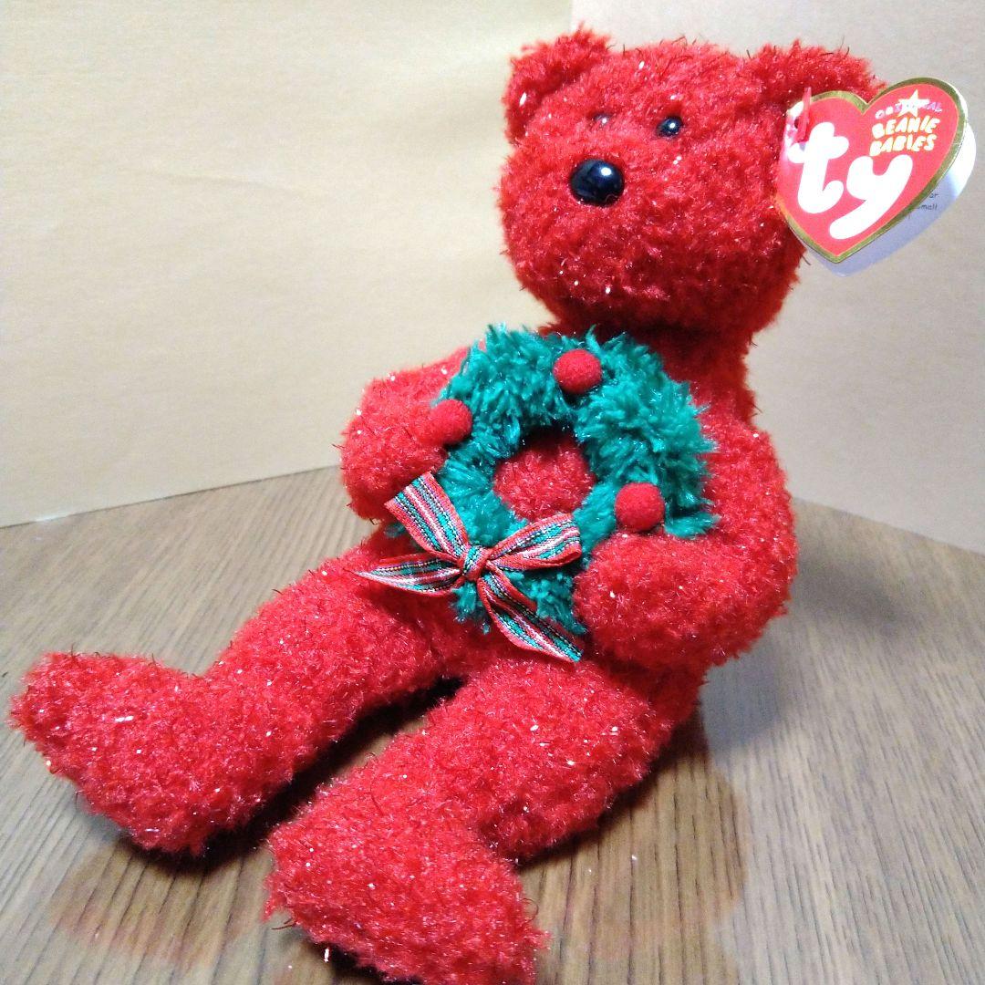 ty ぬいぐるみ クマ ビーニーベイビーズ くま 赤熊