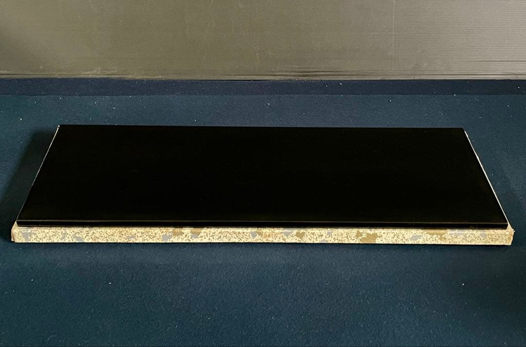 【良品】「祖」 和紙張 真塗 炉 長板 紙箱 茶道具 (27②)