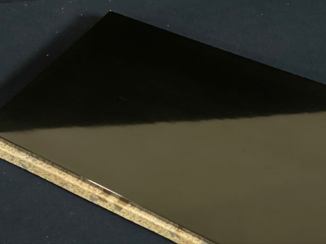 【良品】「祖」 和紙張 真塗 炉 長板 紙箱 茶道具 (27②)