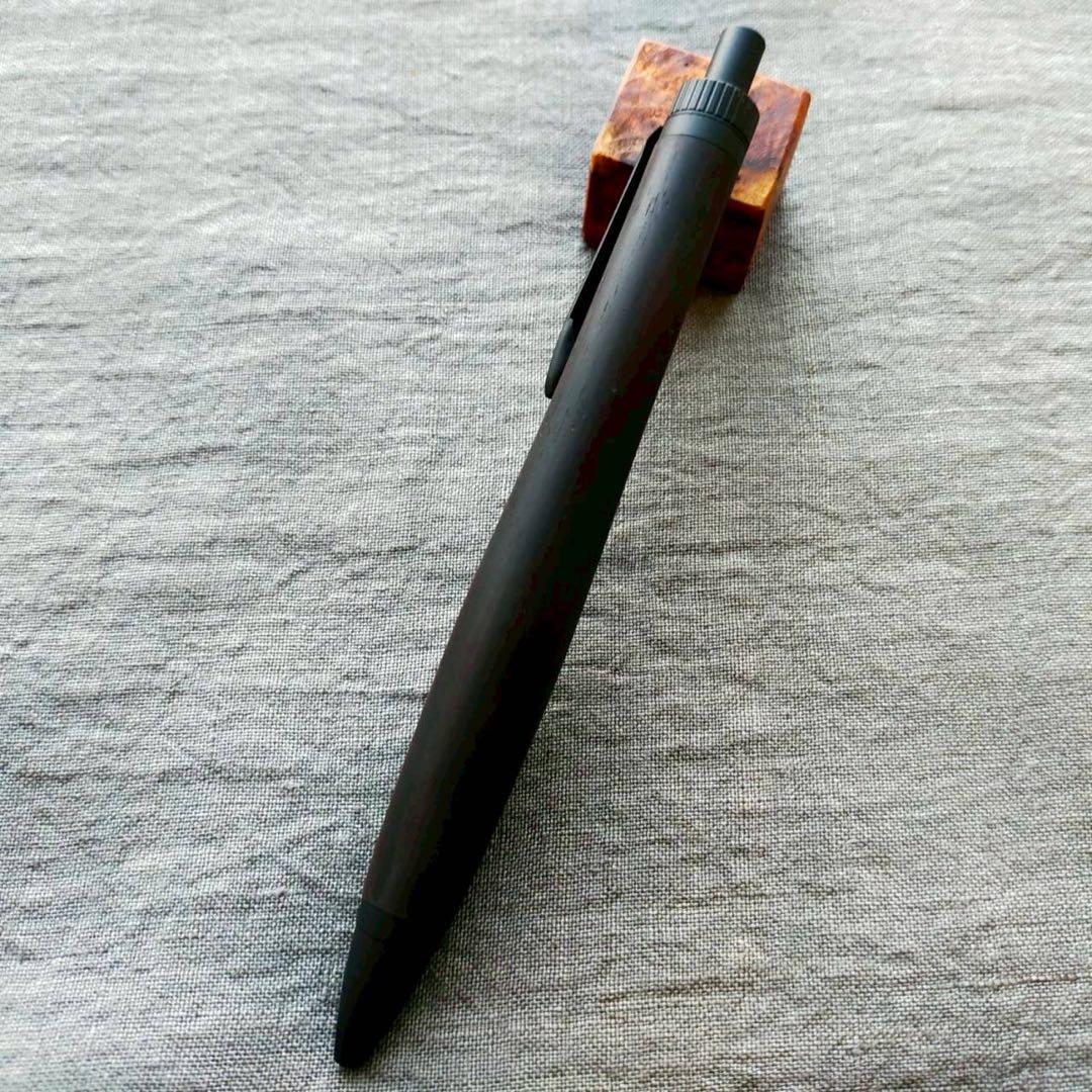 青黒檀　ハンドメイド　木軸ボールペン　G2　天然木　ブラック