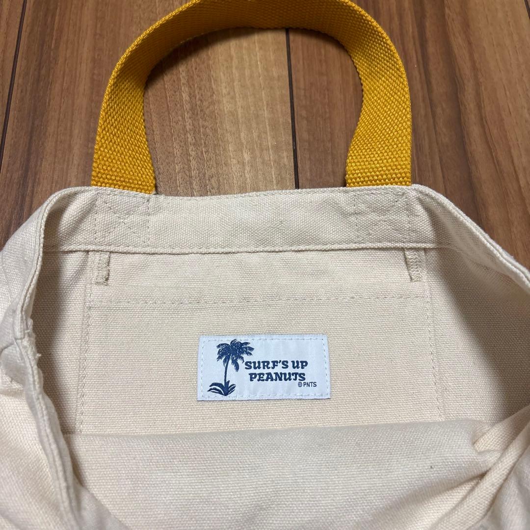 ハワイ限定　日焼けスヌーピー サーフィン リラックス トートバッグ 2点セット