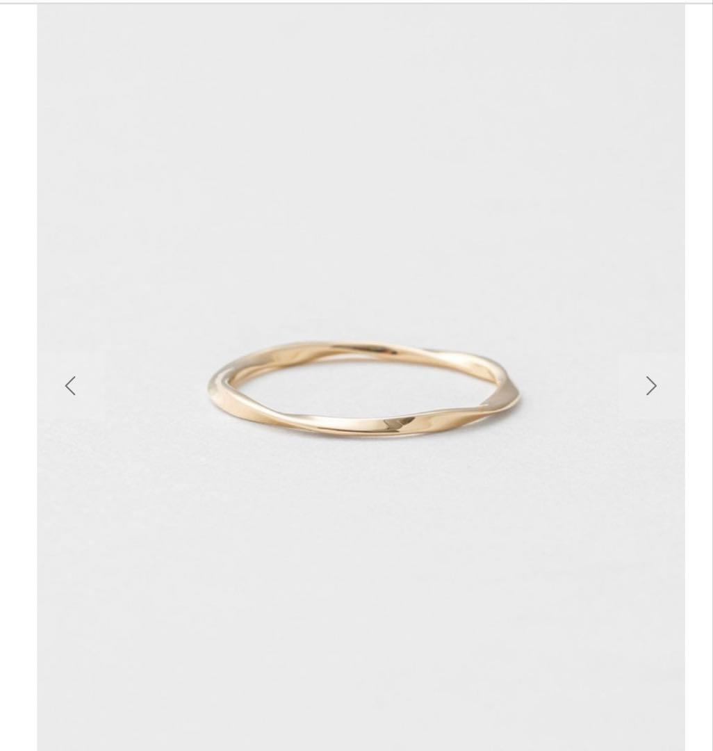 Jouete K10YG ツイスト ピンキーリング