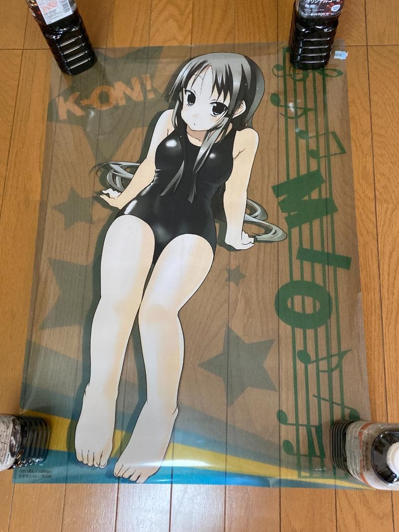 けいおん! Blu-ray 発売告知ポスター 購入特典 クリアポスター 秋山澪