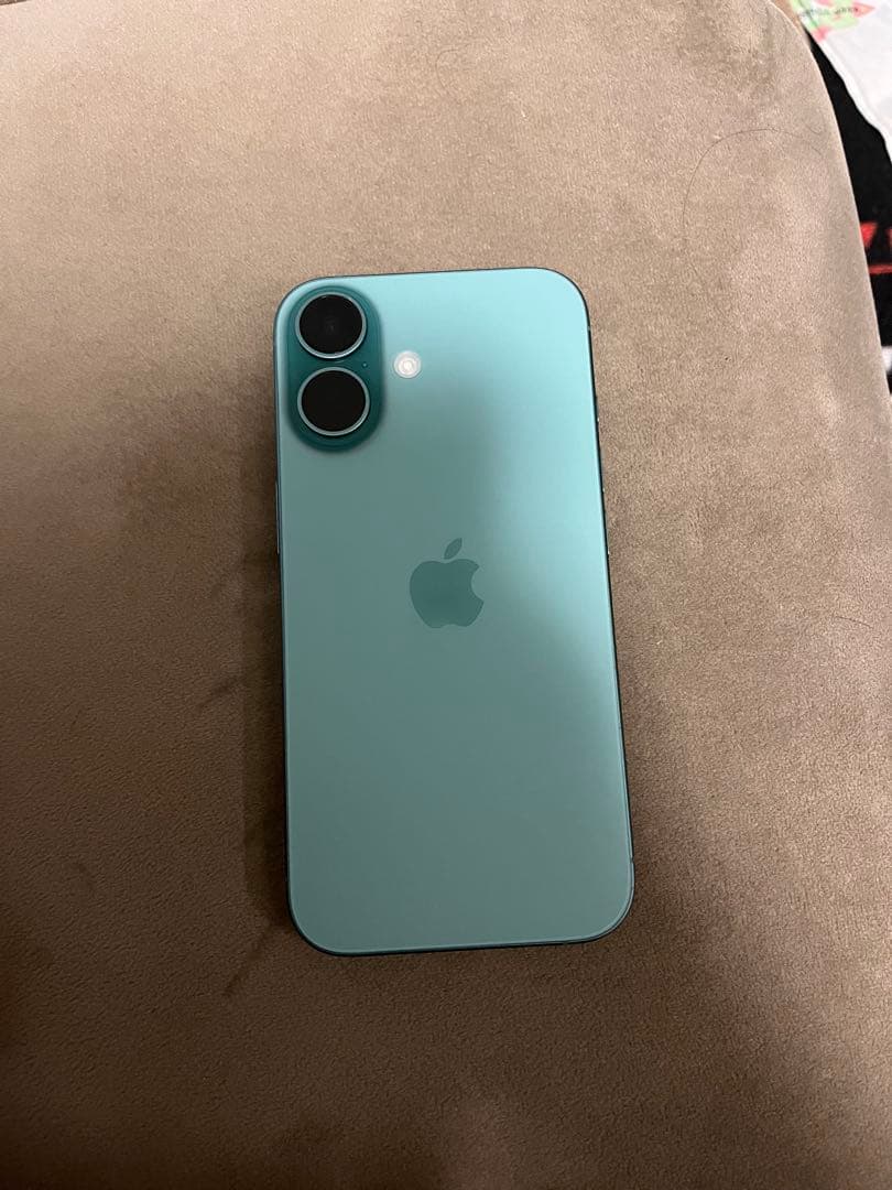 iPhone16 128GB ティール 極美品 SIMフリー 箱付き