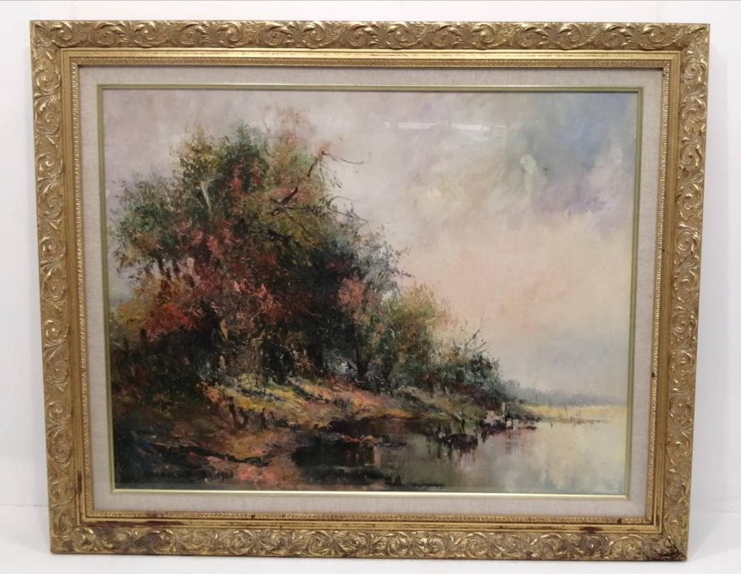 40%【真作】 アンナ・オルシェウスカ 風景 1988年 ポーランド N-9