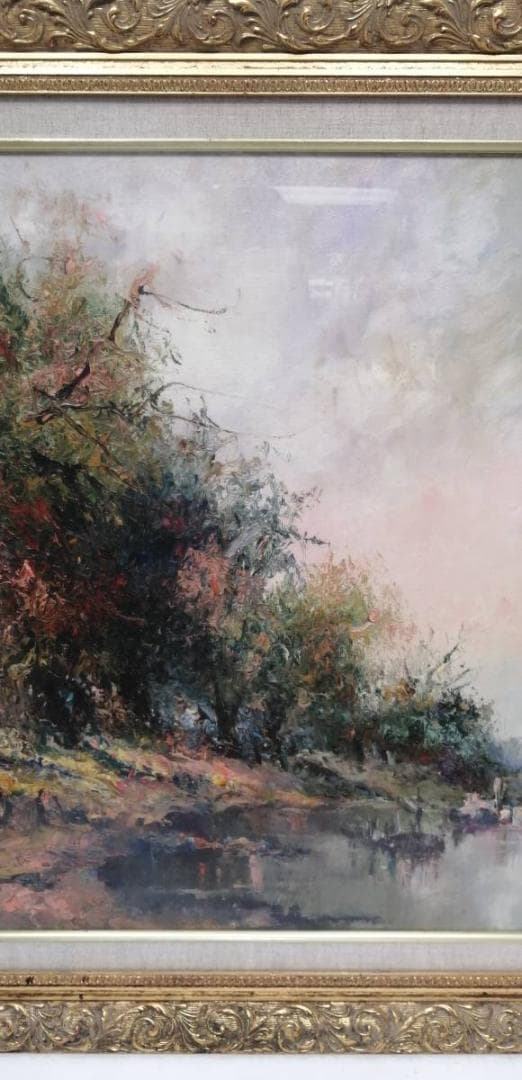 40%【真作】 アンナ・オルシェウスカ 風景 1988年 ポーランド N-9