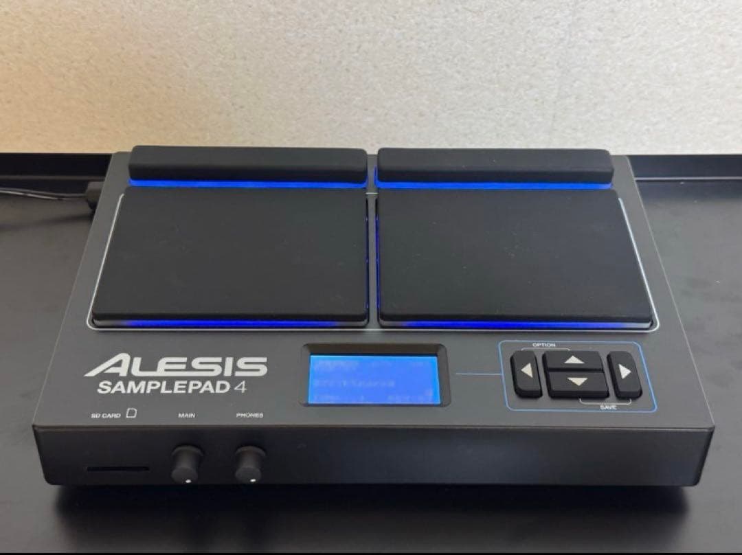 [美品] ALESIS SamplePad 4 ドラムスティック付き サンプラー