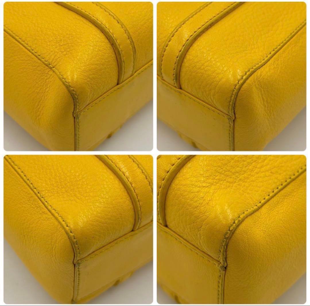 バレンシアガ エブリデイ トートバッグXXS 2way ハンドバッグ イエロー