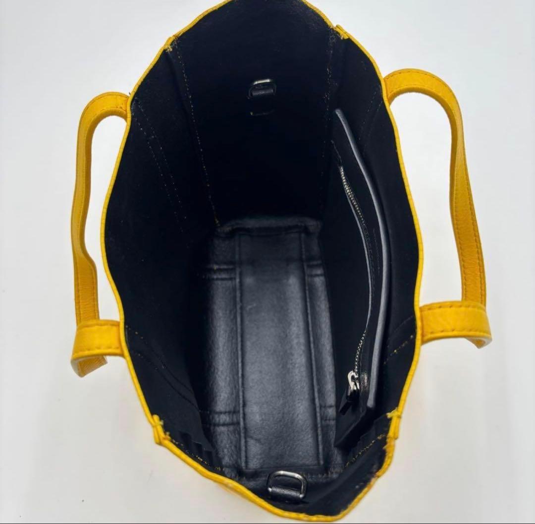 バレンシアガ エブリデイ トートバッグXXS 2way ハンドバッグ イエロー