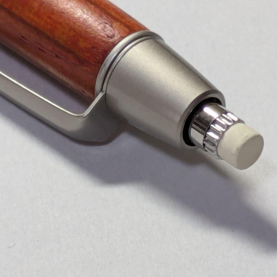 【新品未使用】非売品 樽製シャープペンシル NUFS記念品 木製