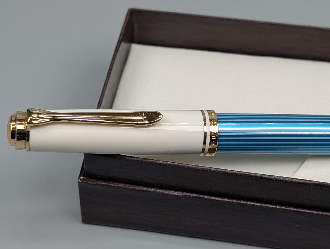 ペリカン スーベレーン M600 ターコイズホワイト ニブEF 　Pelikan