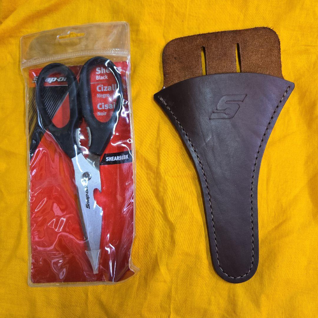 スナップオンsnap -on ハサミshears1bk &レザーケースセット