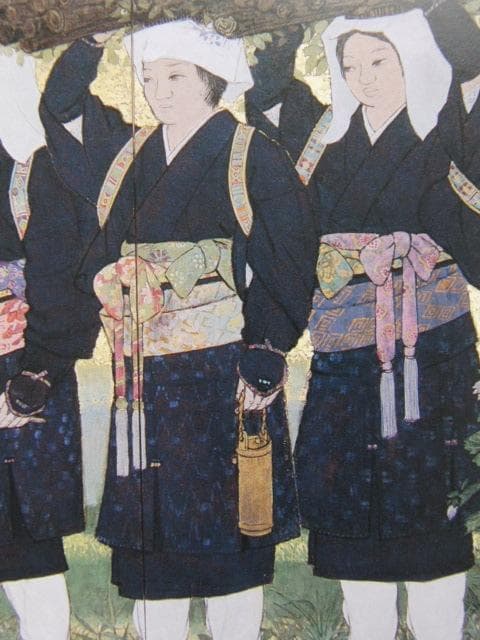 布施伸介、【春光】、希少な額装用画集より、新品額装付