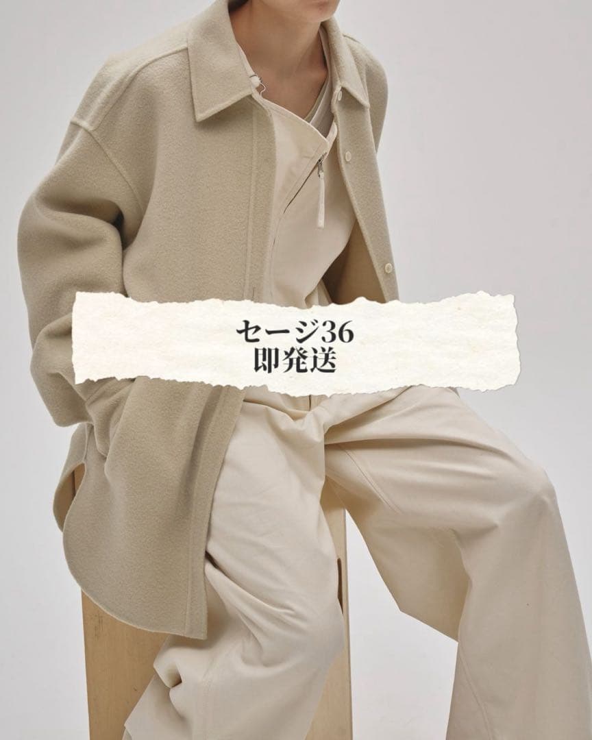 todayful Wool Shirts Jacketセージ36