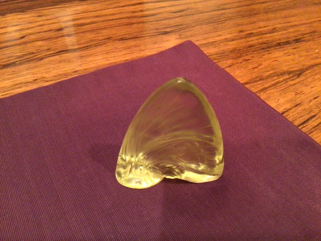 ルネ・ラリック　「カシェ」PAPILLON. 1919年のモデル　超美品