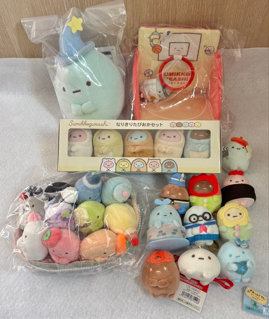 すみっコぐらし　たぴおか　てのりぬいぐるみ他　まとめ売り