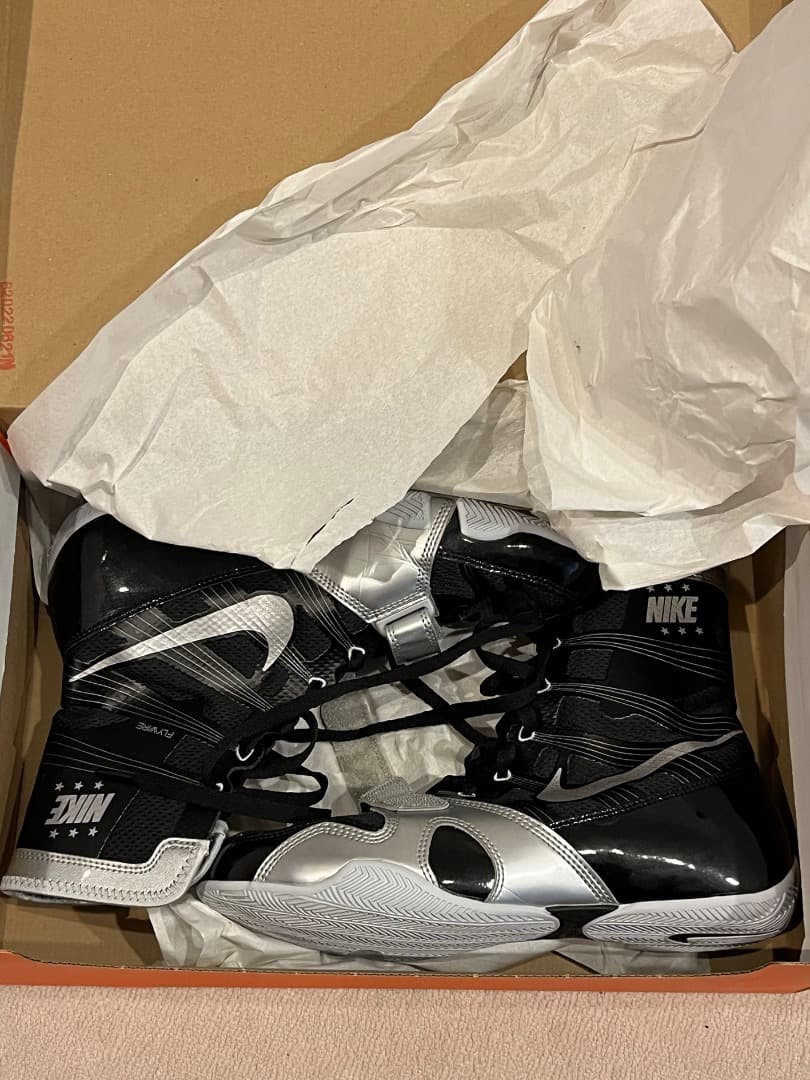 NIKE(ナイキ) ボクシングシューズ　ハイパーKO/ブラック×シルバー