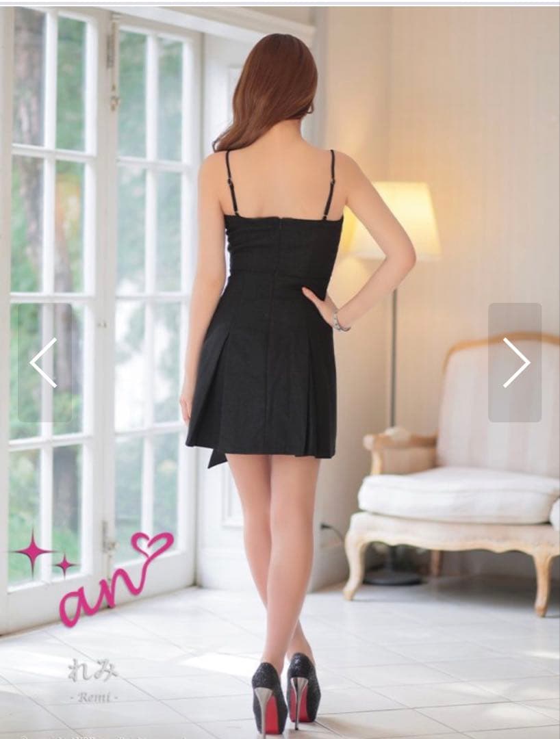 Sugar ブラックリボン付きドレス