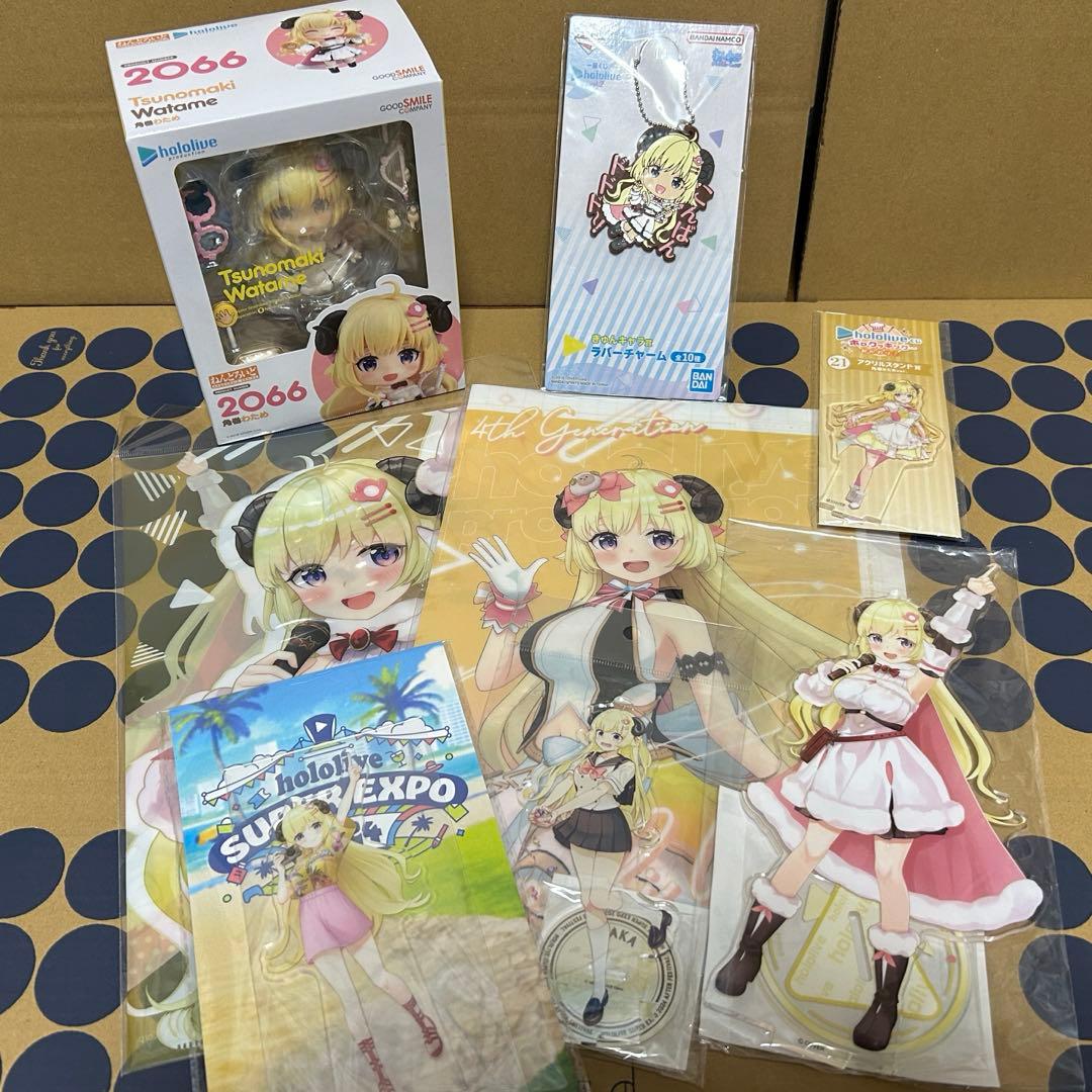角巻わため　グッズ　まとめ売り　ホロライブ　もちどる　ねんどろいど