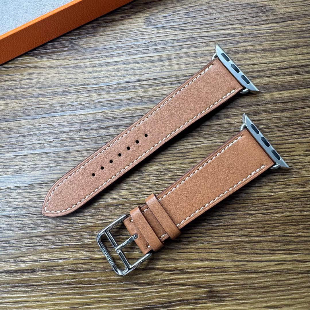 2414 Apple Watch エルメス　ゴールド　HERMES レザー