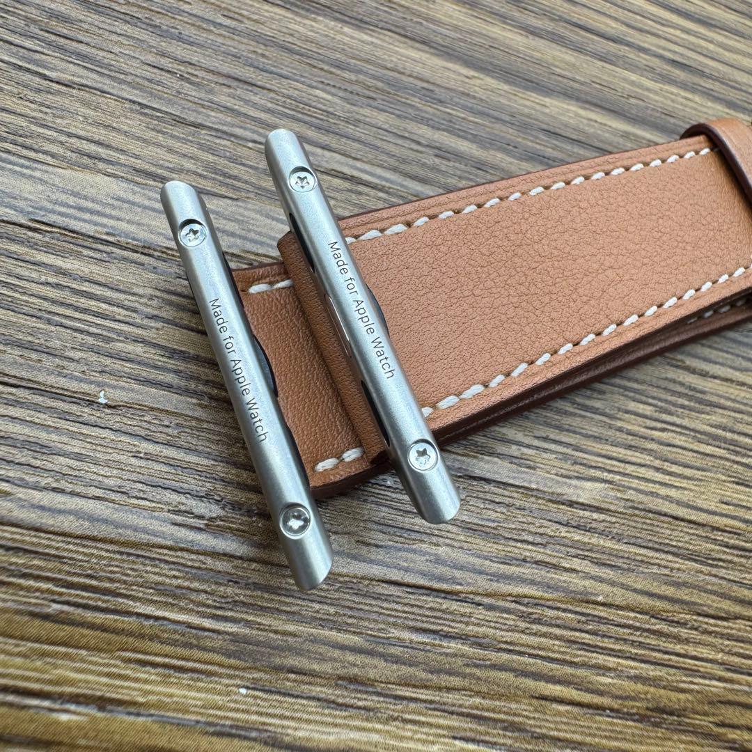 2414 Apple Watch エルメス　ゴールド　HERMES レザー