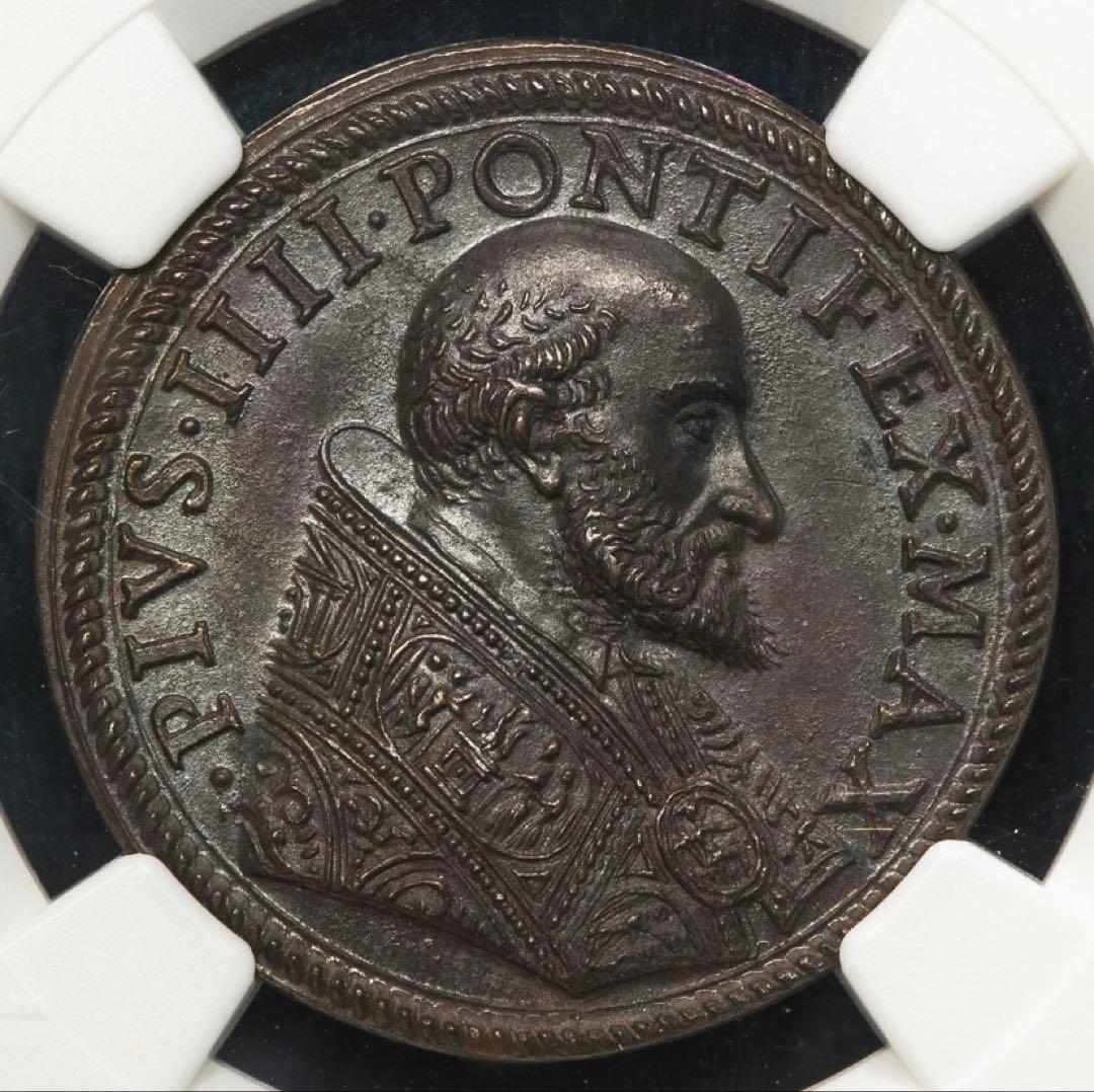 NGC TOP POP教皇ピウス3世 ブロンズメダル