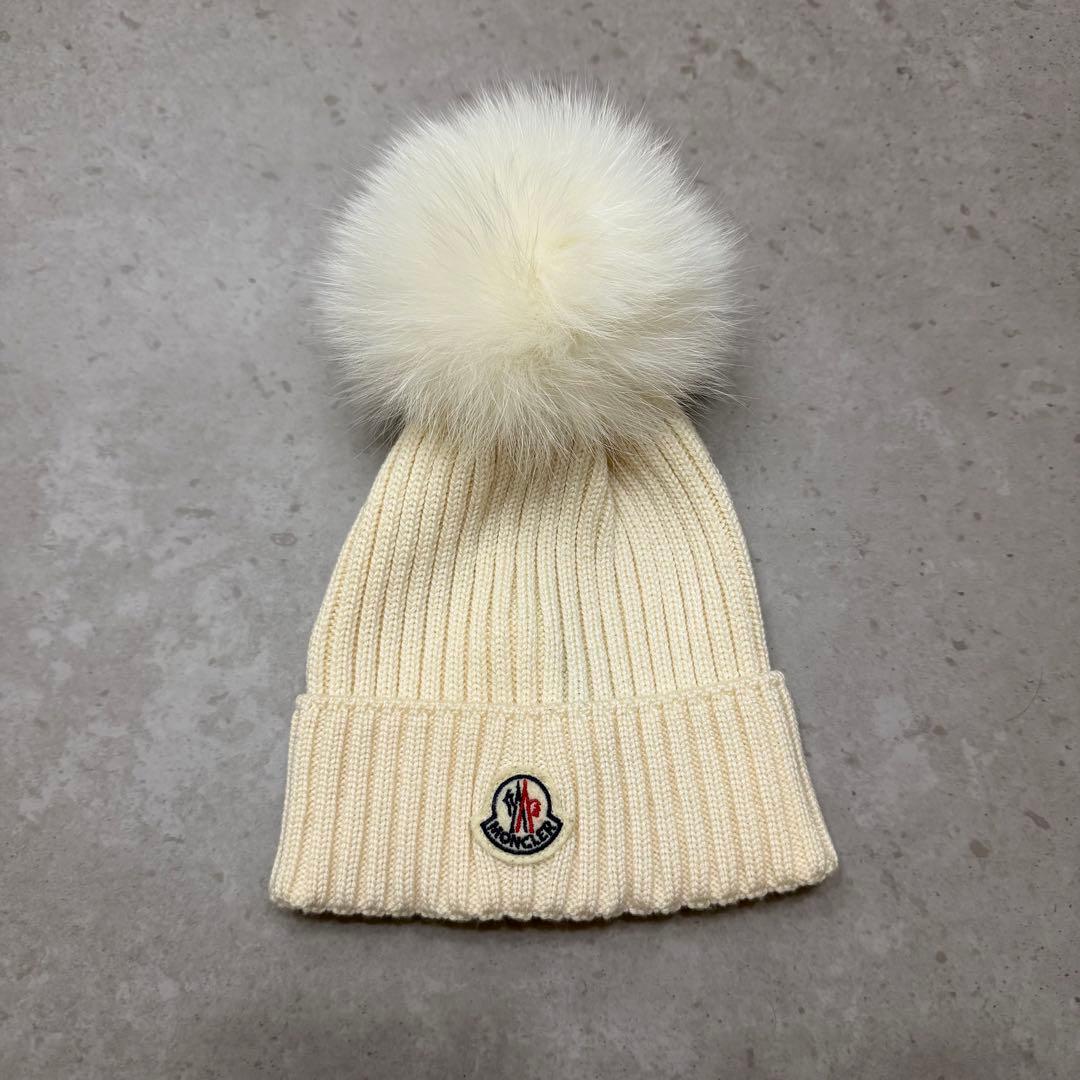 美品✨MONCLER ベビー ニット帽