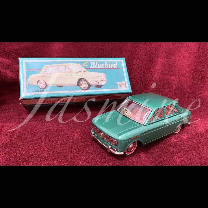 希少 ブルーバード レトロ アサヒ玩具 アサヒトーイ ブリキ ATC 昭和 レア