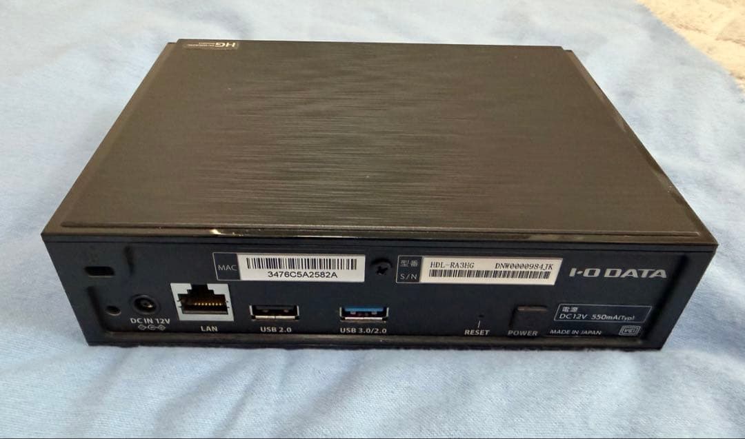 IODATA Soundgenic HDL-RA3HG ハードディスク搭載NAS