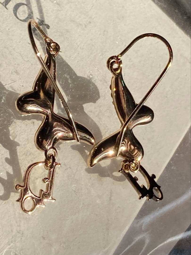 Dior クリスチャンディオールゴールド ピアス