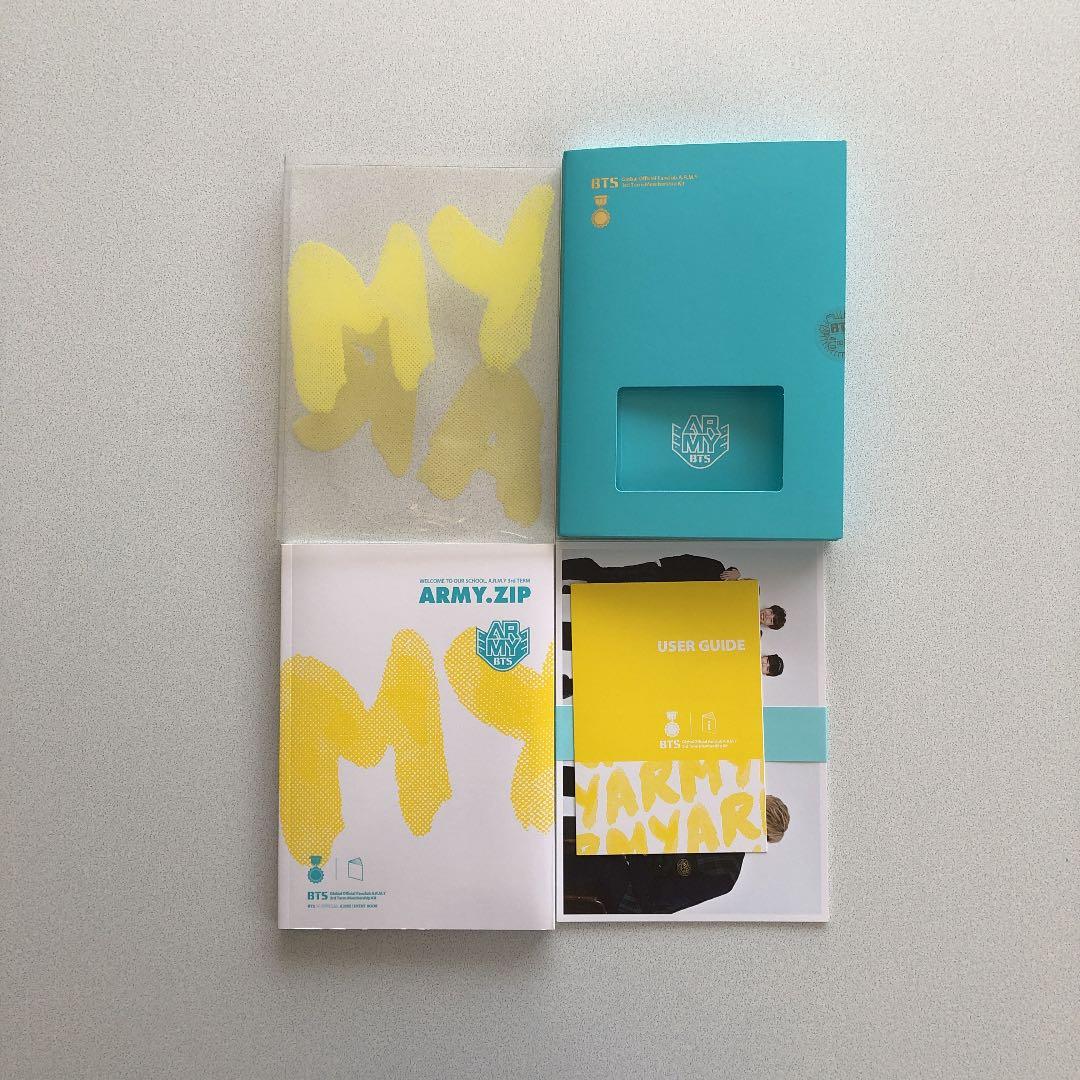 アイドル bts army membership kit set