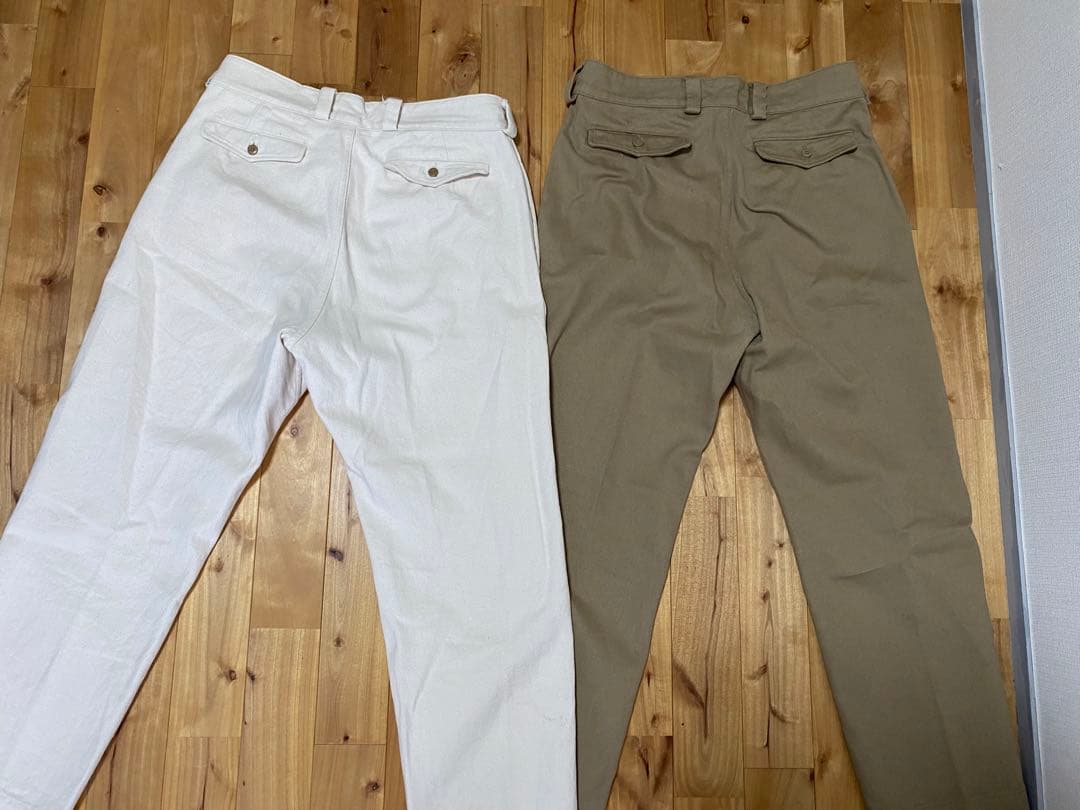 【2本セット】M52ツータック チノトラウザー WAIPER.inc【WP69】