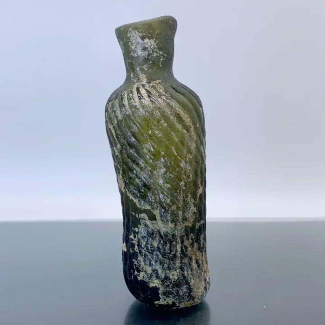 【古代 ガラス】ローマングラス ボトル コレクション 状態良好