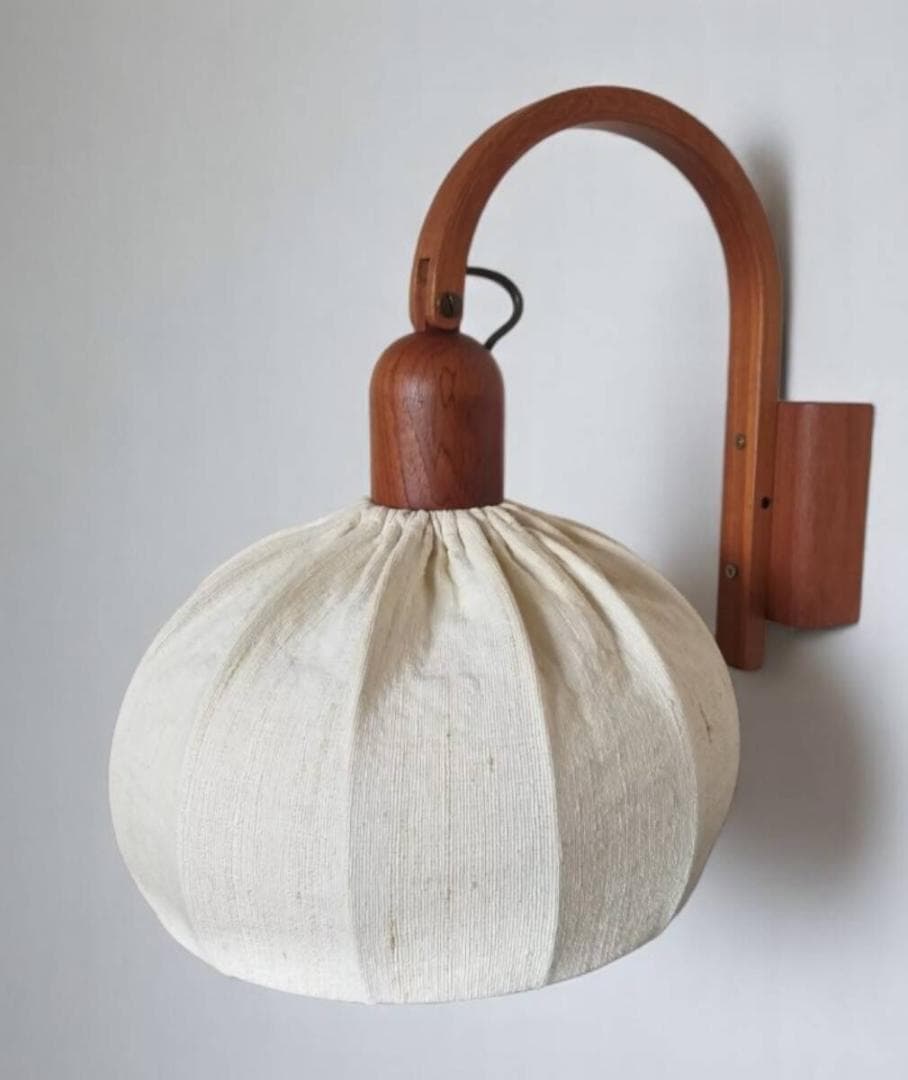 ★超美品★ Domus ウォールランプ チーク材 ドムズ 照明 壁掛けライト