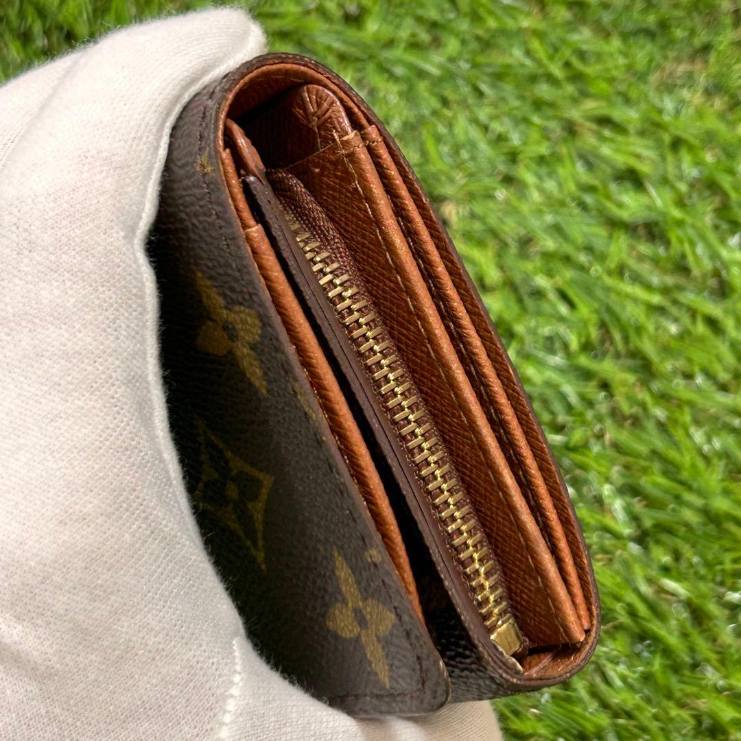 ルイヴィトン モノグラム 財布 折り財布 L字 ファスナー