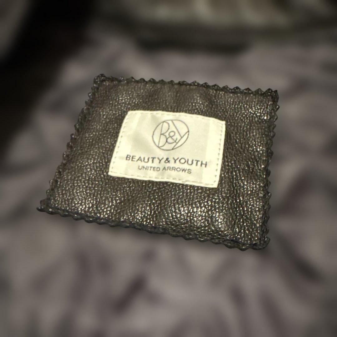 ユナイテッドアローズ　シングルライダース ブルゾン　ブラック　やぎ革　M