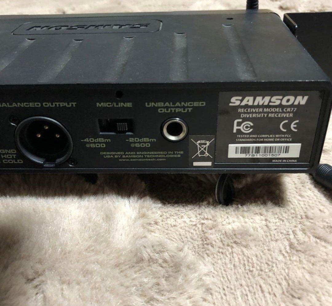 SAMSON CR77　ワイヤレスマイクQ7 　電源アダプタ