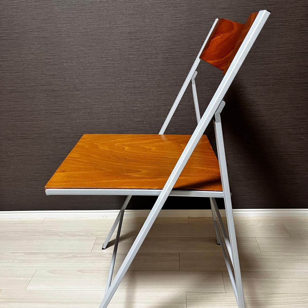 美品　AREA 折りたたみチェア 木製　pocket イタリア　arrmet同型