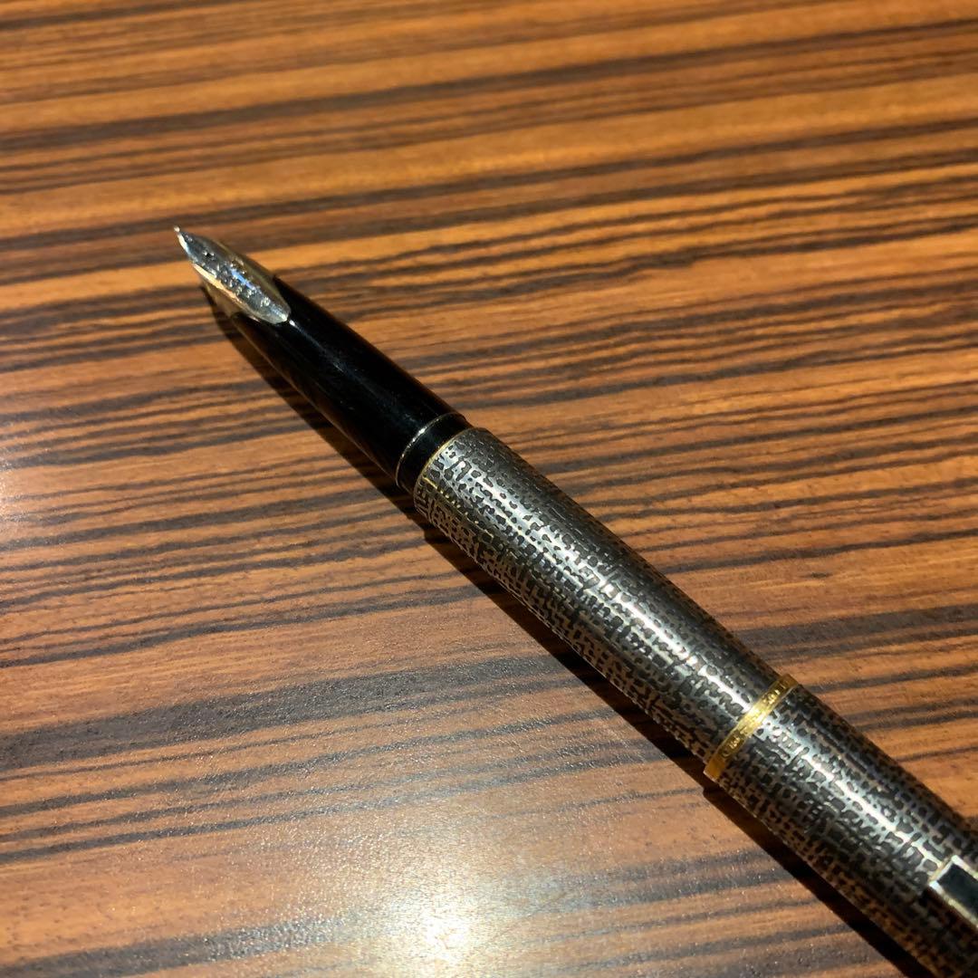 パイロット　カスタム　モザイク柄　18KWGニブ