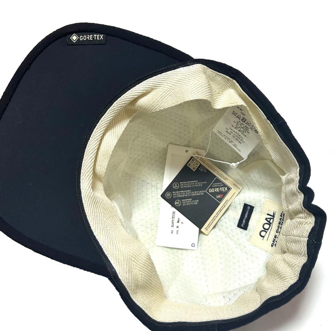 新品　ナナミカ ウール ゴアテックス キャップ　ネイビー 帽子　SUPF353