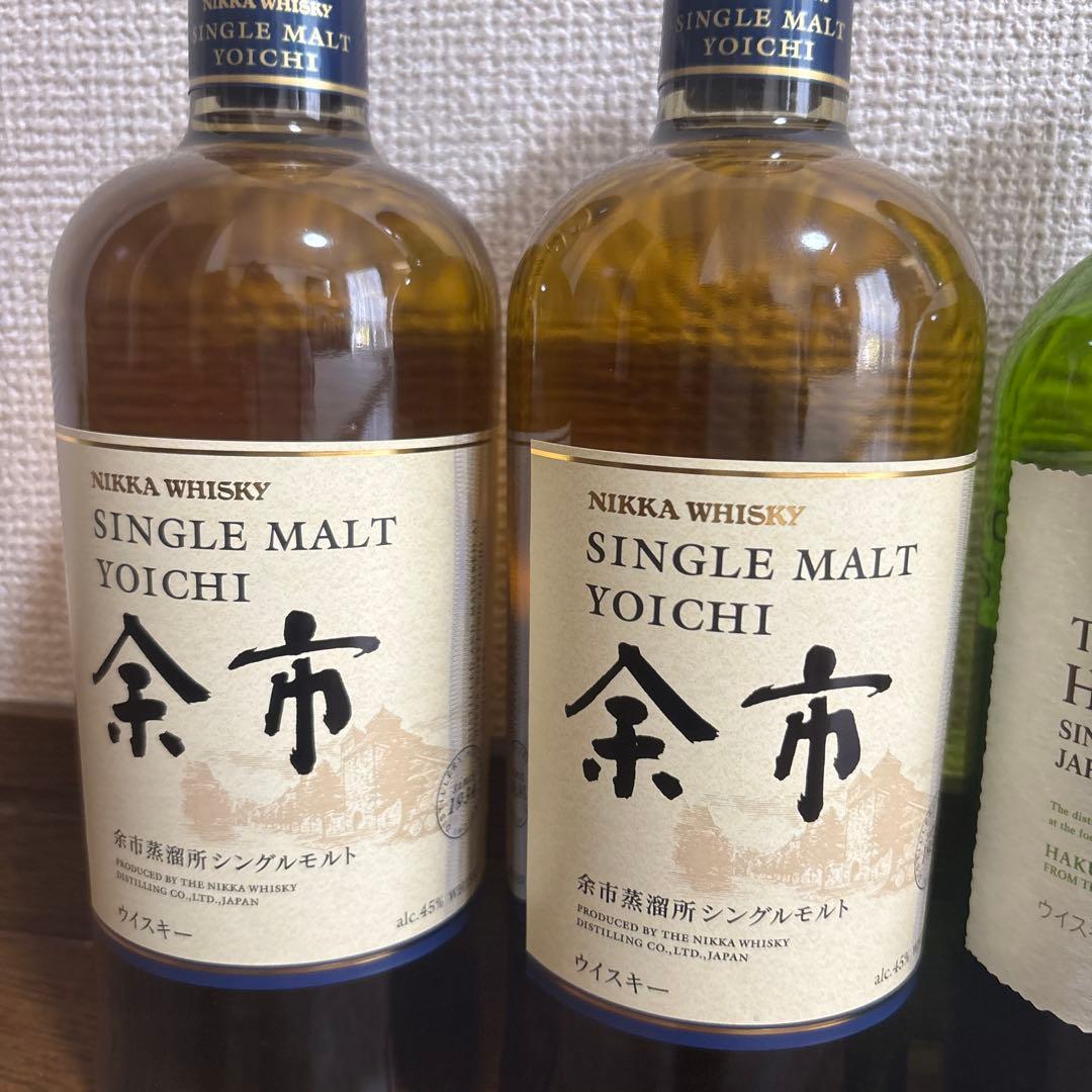 余市 & 白州 シングルモルトウイスキーセット　3本セット