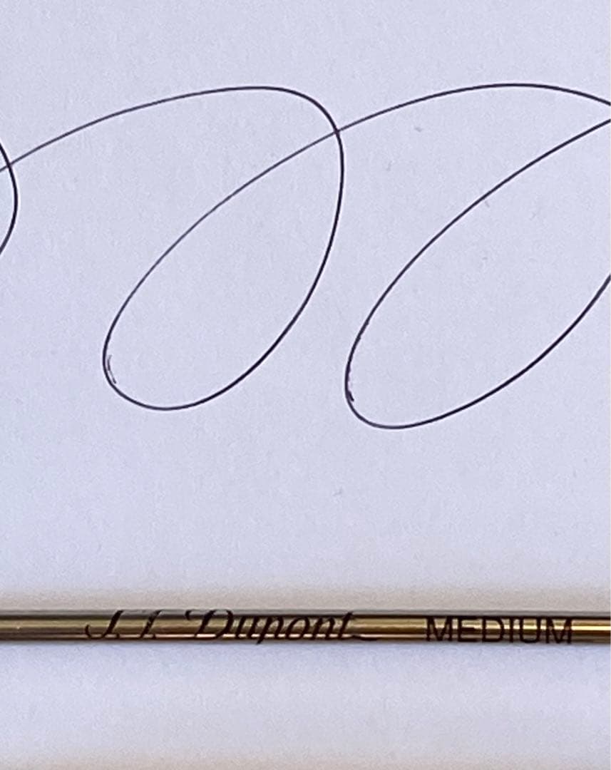 エステーデュポン/ボールペン / ゴールド / ツイストタイプ / 純正リフィル