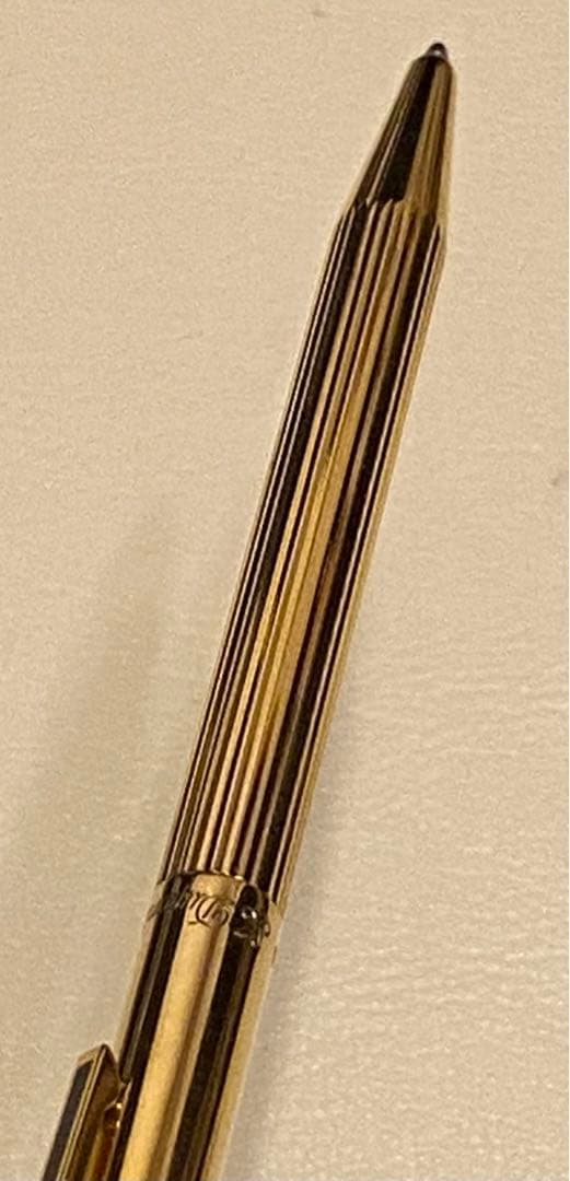 エステーデュポン/ボールペン / ゴールド / ツイストタイプ / 純正リフィル